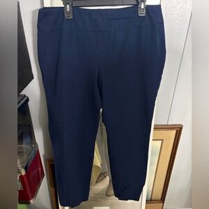 Crown & Ivy Ladies 16 Navy Blue Dress/Casual Pants